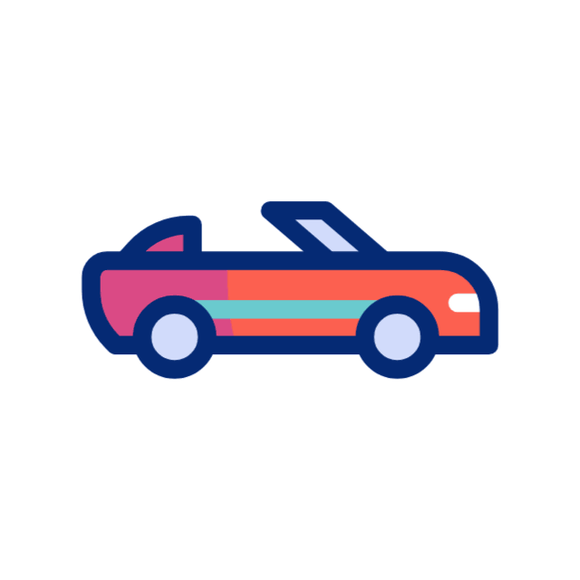 Animated car