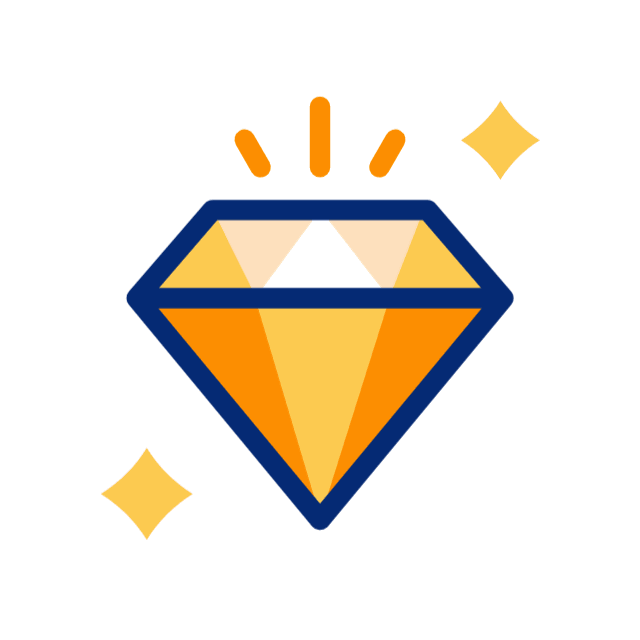 Animated diamond