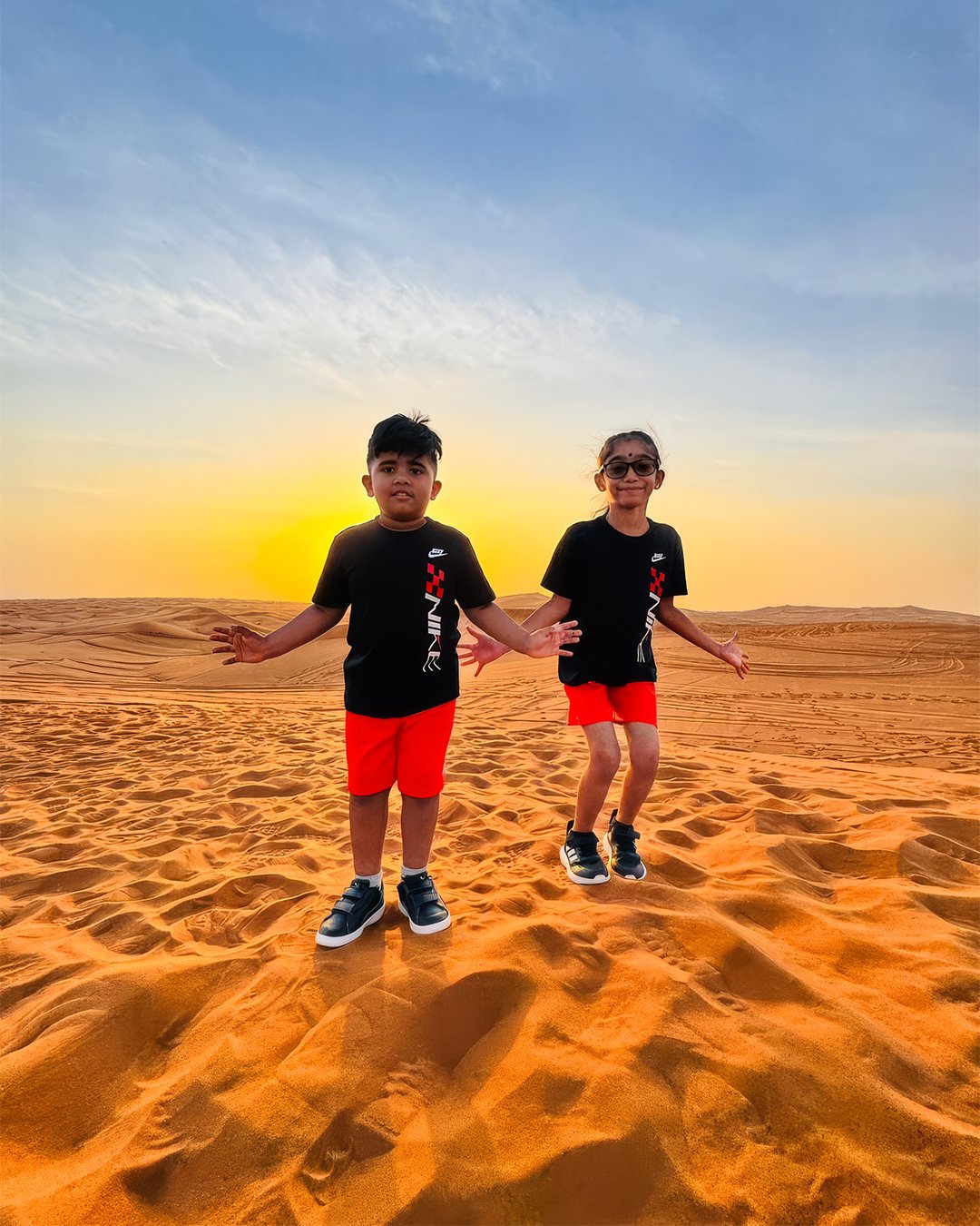 Morning desert safari