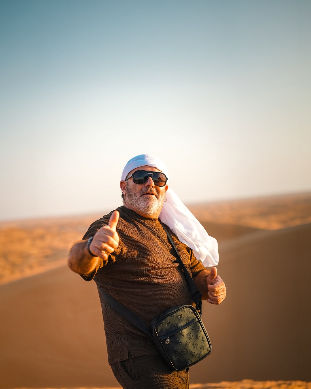 Desert safari guest